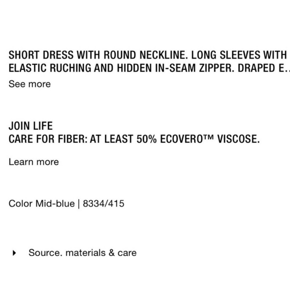 NEW Zara Ruched draped  dress - Picture 8 of 11